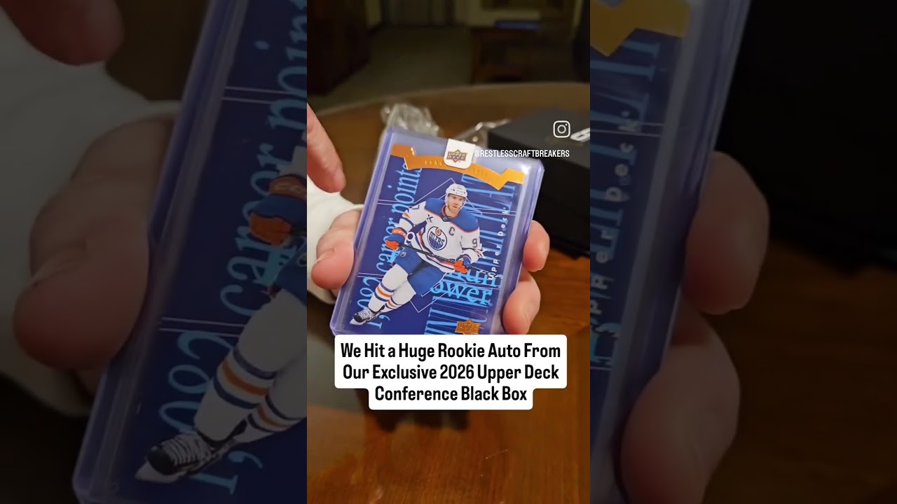 We hit a huge Ivan Demidov auto /25 #upperdeck