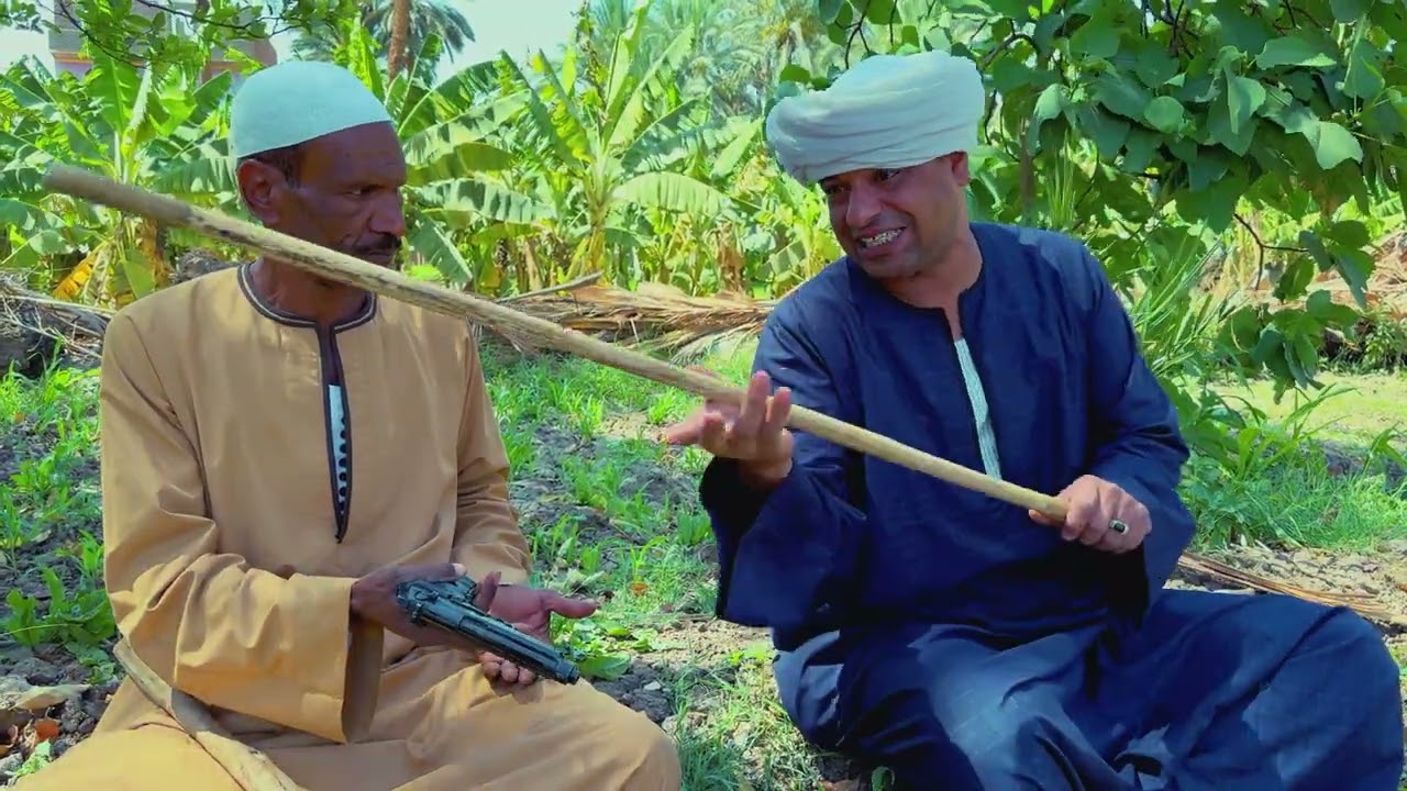 الحاج الضوى خلى عبدالناصر ضرب ابن عمه بالنار 😂