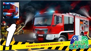 Firefighter Emergency Rescue Hero 911 Gameplay #1 All Levels (Android, IOS) screenshot 2