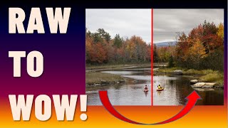 LIGHTROOM RAW EDIT | COMPLETE EDIT WORKFLOW for Fall Image