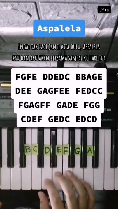 Tutorial 395 | Aspalela. 🎹 #pianotutorial #suffixpiano #saifulapek #aspalela #shorts