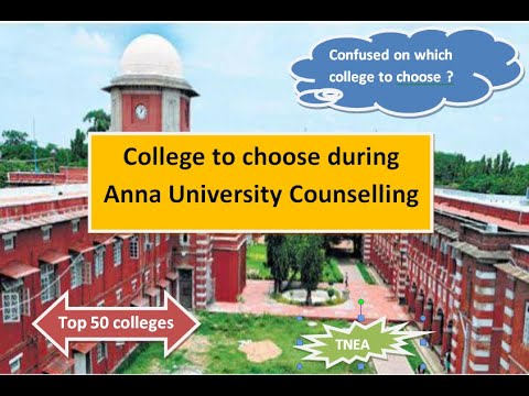 Watch this video before Anna University Counselling 2021 | Admissions 2021 | TNEA | Top 50 Colleges