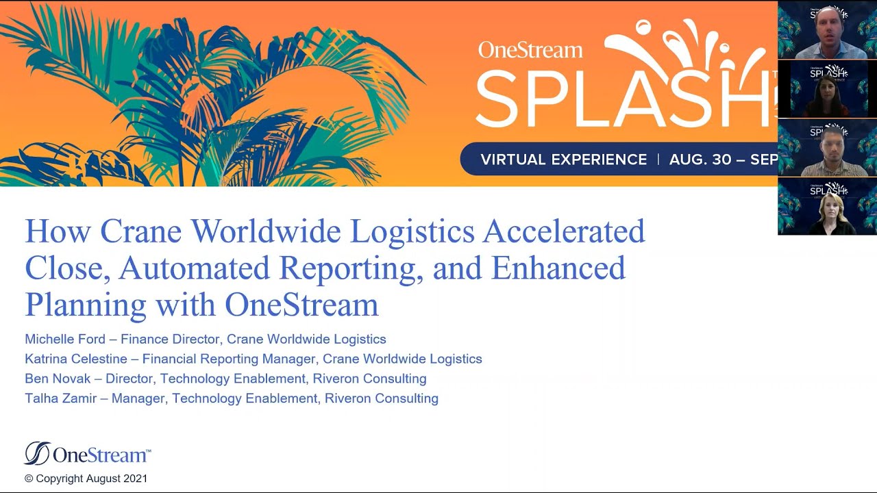 How Crane Logistics Accelerated Close, Automated Reporting, and Enhanced Planning with OneStream