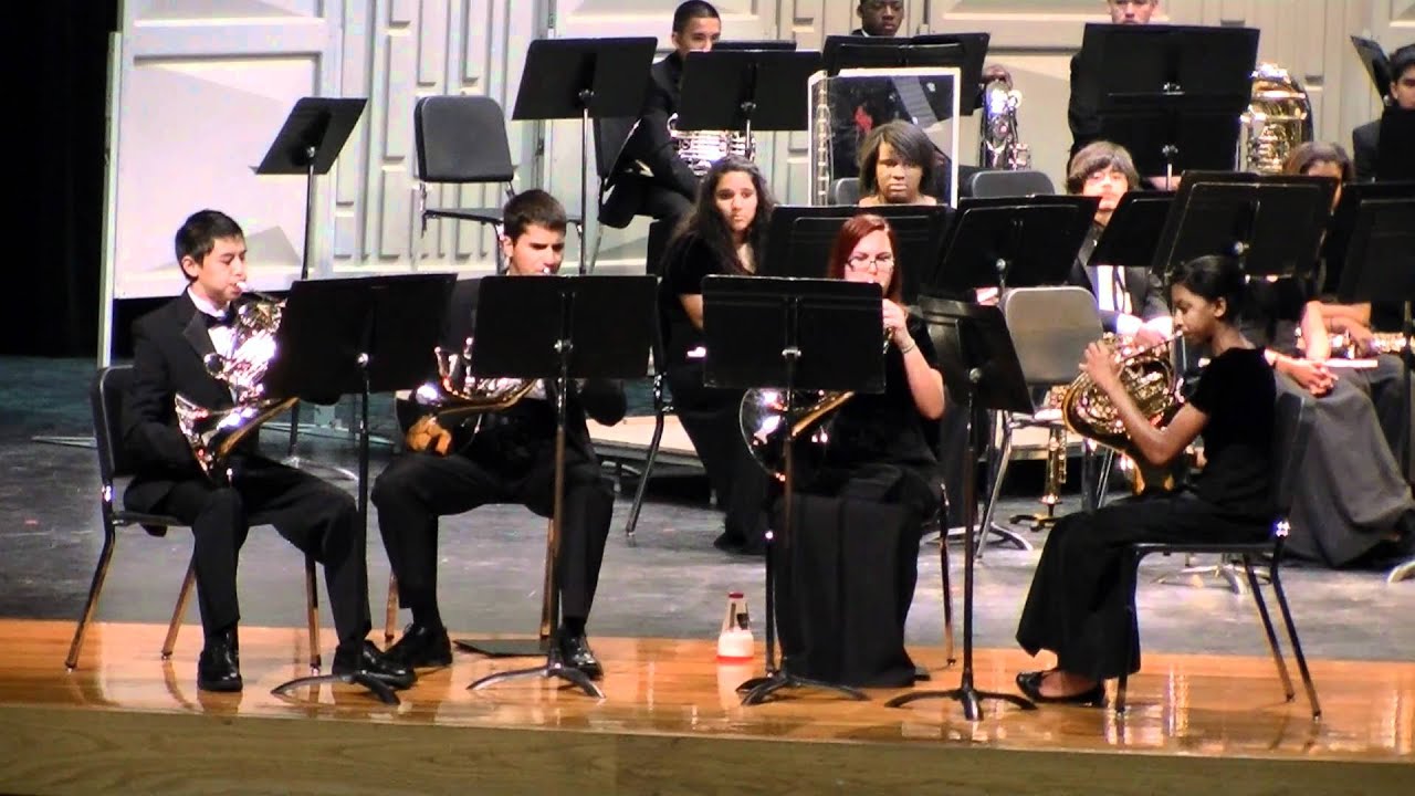 Siegfried's Funeral March performed by Cypress Springs Horn Quartet  3-24-2011