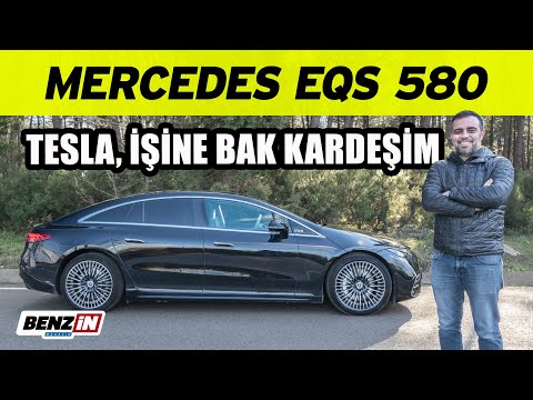 Mercedes-Benz EQS 580 test sürüşü | 0-100 km/s hızlanma içerir
