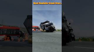 Most Realistic Car Crash Ever! 🚗💀#beamngdrive  #carcrash  #shorts #viralshorts  #gaming