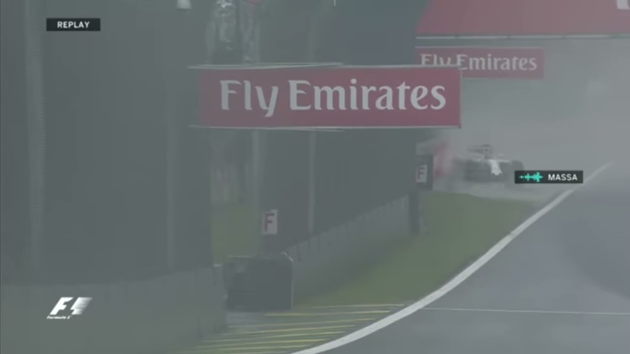 F1 2016 Brazil Massa Crashes