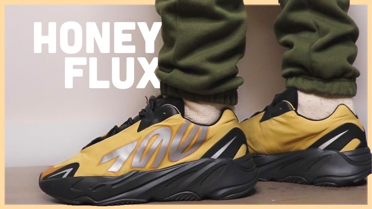 YEEZY 700 MNVN Honey Flux Review + On Foot - YouTube