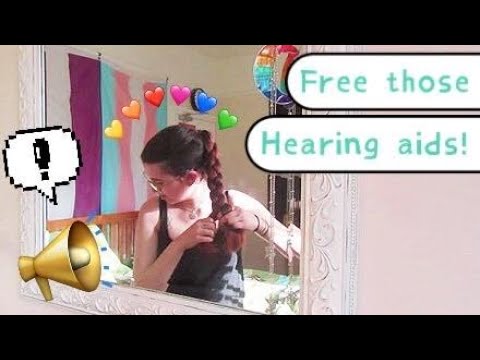 Easy Hairstyles To Show Off Your Hearing Aids (+ Stop The Rustling!) [CC] -  YouTube