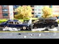 【総集編】クラッシュ連発…警察との攻防がヤバすぎる【働く車】Tomica Stop Motion Car Crash Compilation