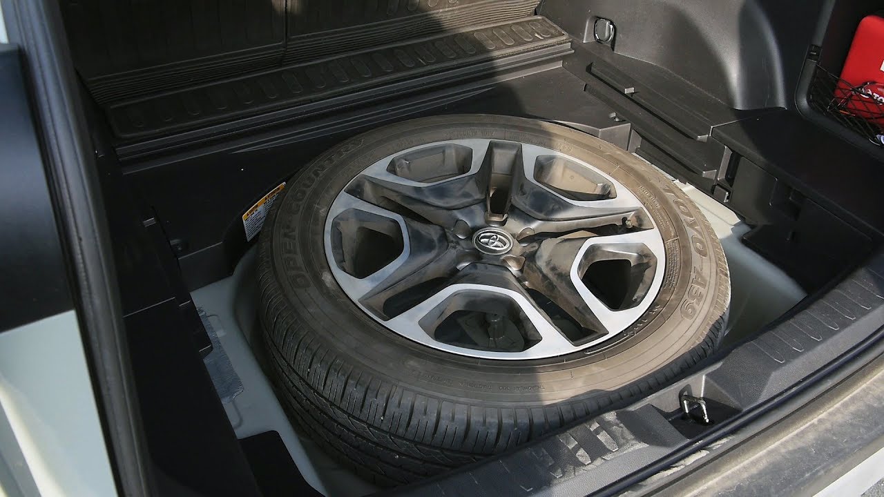 Toyota RAV4 (2019-2024): Yes, The Full Size Tire Will Fit In The Spare