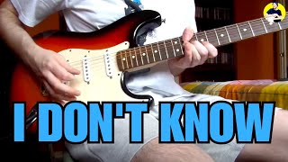 Teenage Fanclub - I Don&#39;t Know (Guitar Cover)