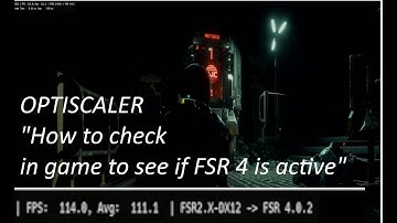 How to check if FSR 4 is working in game if INSERT OptiScaler Menu fails to show - FSR 4.0.3 also