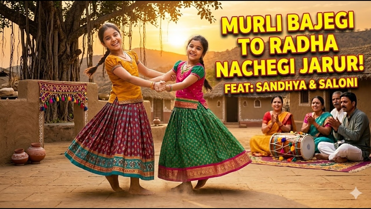 Murli Bajegi To Radha Nachegi Jarur | Dance Cover by Sandhya & Saloni