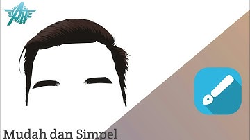 Cara Membuat Vector Rambut Simpel di Infinite Design | Tutorial Infinite Design