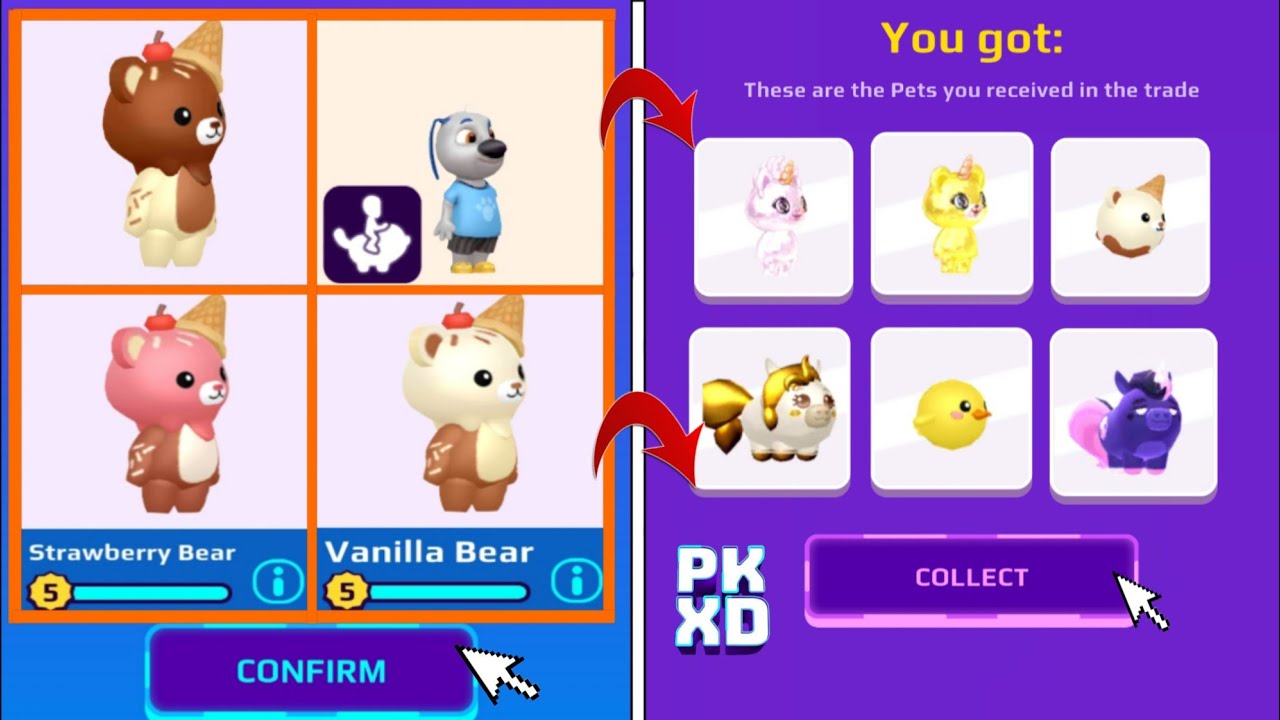 Pkxd Giveaway #89 || Chocolate Bear & Strawberry Bear & Vanilla