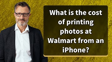 What is the cost of printing photos at Walmart from an iPhone?