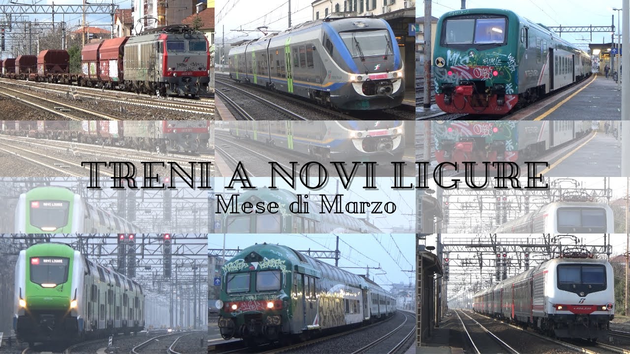 Treni a Novi Ligure - Mese di Marzo