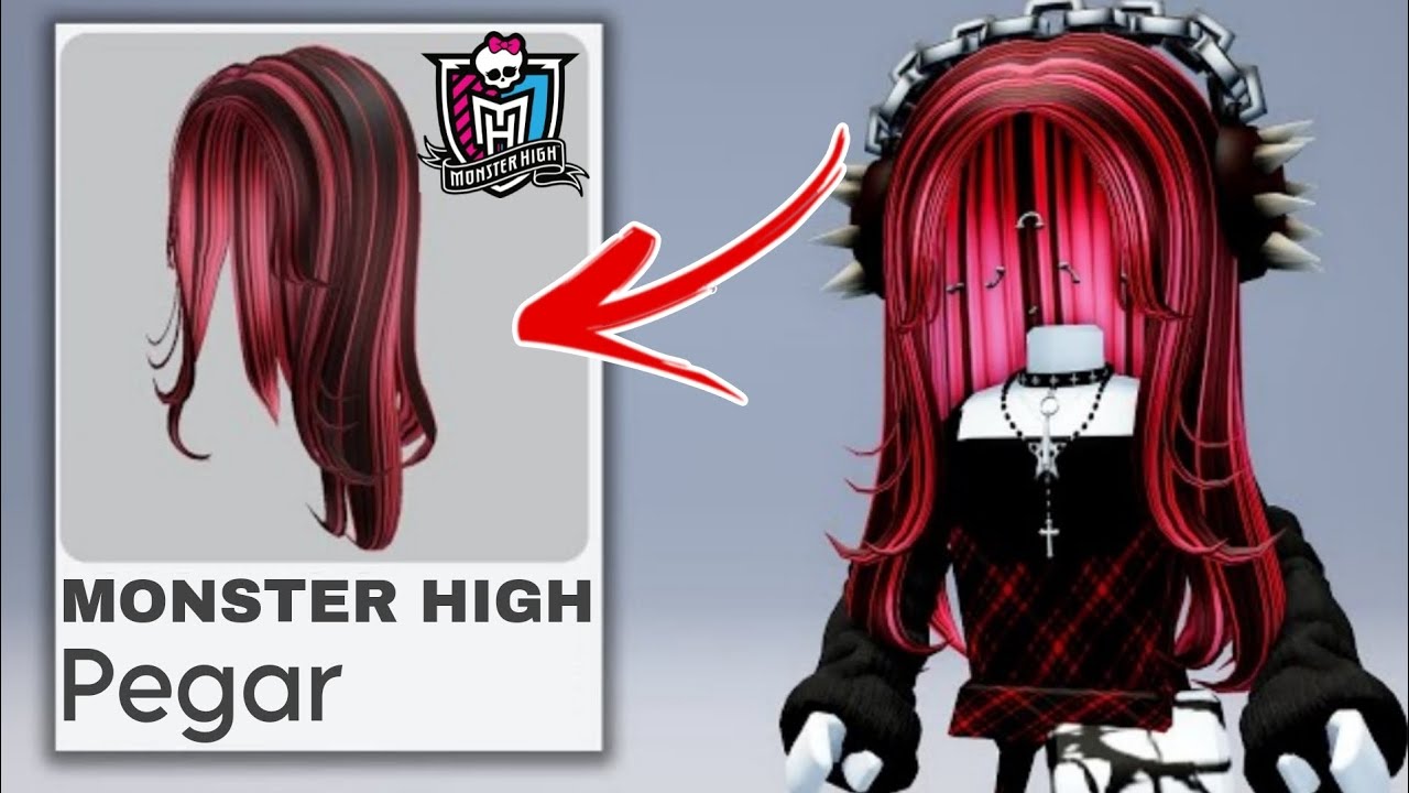 cabelo grátis no roblox 2023 monster high