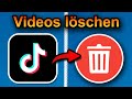 TikTok veröffentlichte Videos löschen 2026 (schnell &amp; einfach)