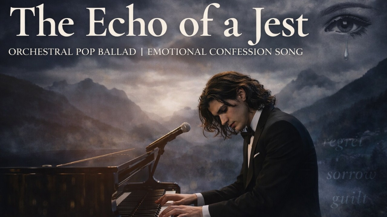 🎭 The Echo of a Jest – Orchestral Pop Ballad  Emotional Confession Song