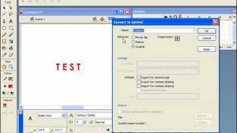 Tween text tutoriall (Flash)