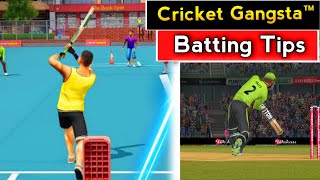 Cricket Gangsta™ 1v1 League Batting Tips | Cricket Gangster 1v1 league me Six Kaise mare screenshot 1