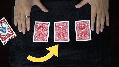 [SHOCK] SIÊU DỄ !! TRÒ ẢO THUẬT VỚI 3 LÁ BÀI ( 3 CARD MONTE )