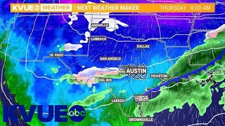 LIVE: Colder, active weather pattern expected late week into weekend for Central Texas | KVUE