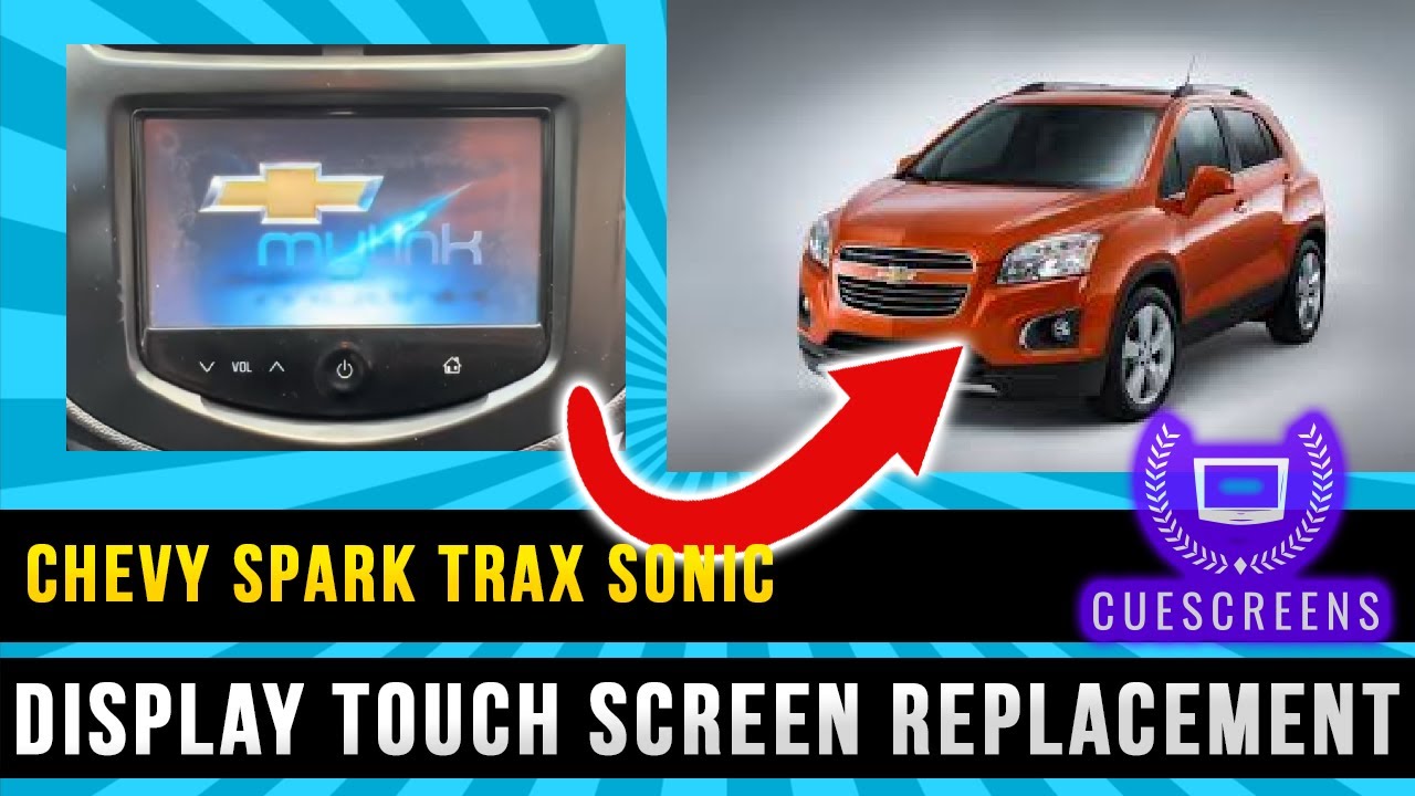 Как самостоятельно отремонтировать треснувший сенсорный экран Chevy Mylink 7" LA070WV1 для Trax, ...