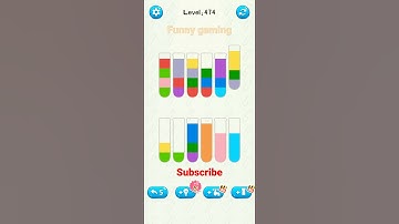 water sort puzzle game level 474 #alllevel #gameplay #androidgames #numpuz #funnygaming #shorts