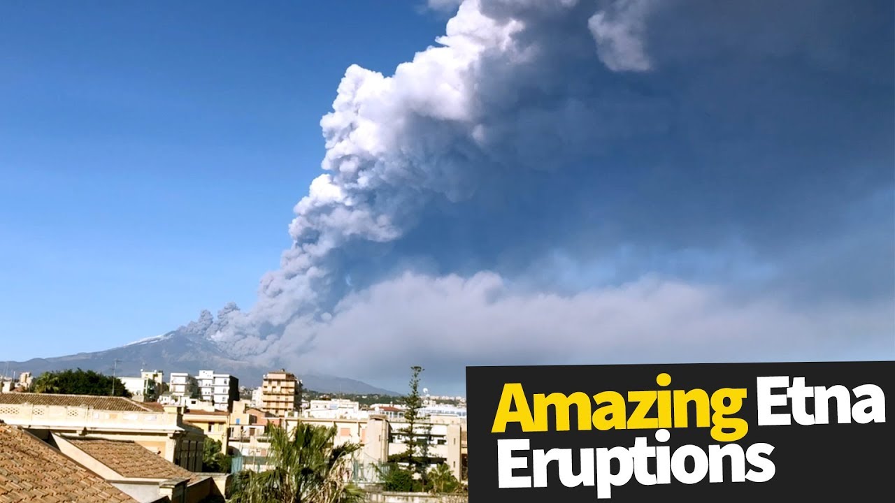 Incredible Mount Etna Eruptions Compilation - YouTube