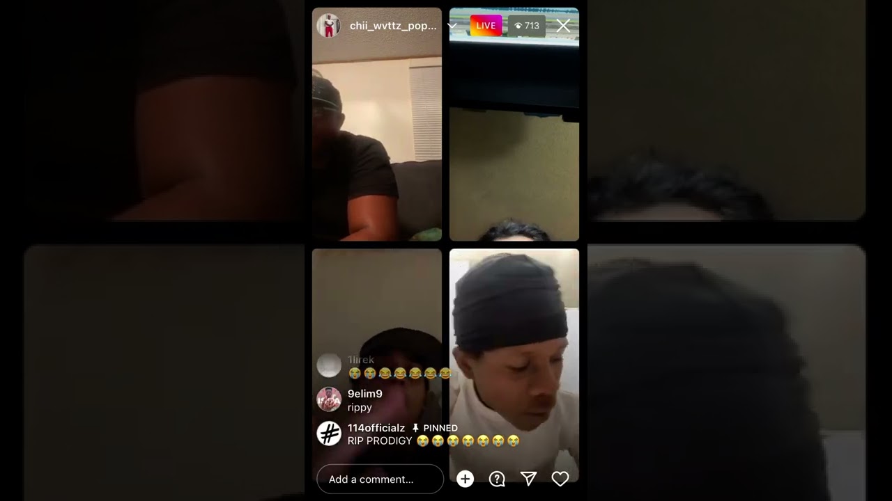 Blockwork Hops On IG Live with CHII WVTTZ Pops & Says he Will Stop Dissing the dead 🙌 
