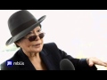 Yoko Ono interview for MBL.is on 8th October 2011, Reykjavik, Iceland