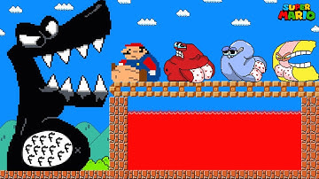 Alphabet Fat F Destroy Fat Mario and Alphabet lore (A - Z...) But Fixing Letters | Game Animation