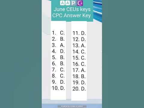 June 2023 CEUs | CPC Ceu's Answer Key | AAPC Ceus #shorts - YouTube