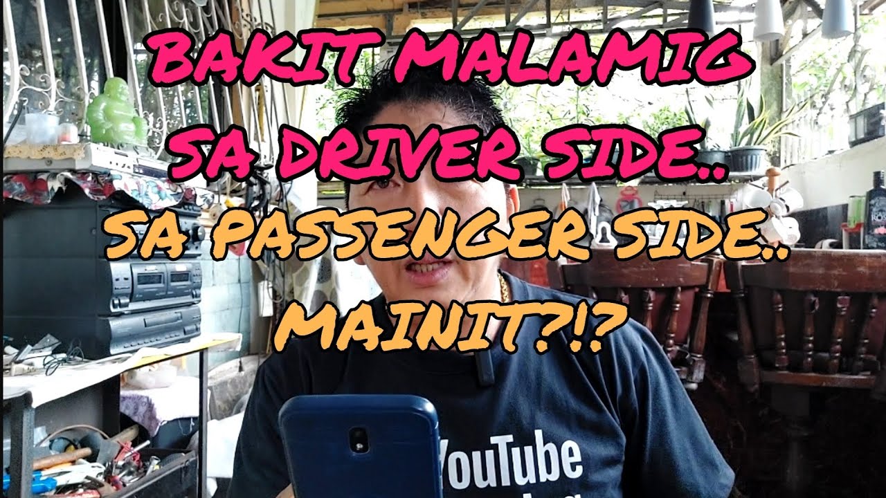 BAKIT MALAMIG SA DRIVER SIDE.. SA PASSENGER SIDE MAINIT?!? | ferdiesvlog