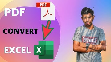 Properly Convert PDF to Excel