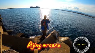 Ajing m-caro part 1(ανάλυση& τεχνική) Light Rock Fishing