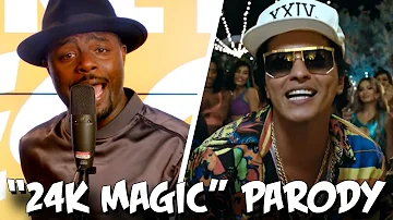 Bruno Mars "24K Magic" PARODY! The Key of Awesome UNPLUGGED!