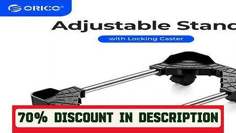 A must-have product! ORICO Computer Towers Stand Cart PC Cases Mobile Adjustable Computer CPU Hold
