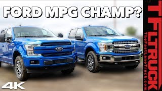 Ford F150 V8 vs Turbo Towing MPG Test | If You Want The Best F150 Fuel Economy Buy THIS Truck!