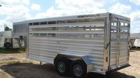 2018 Featherlite 8117 - 16 Livestock  New Rvs - CONROE,TX - 2017-08-22