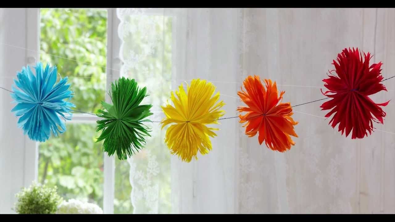 Blumen aus krepp papier: extra groà youtube