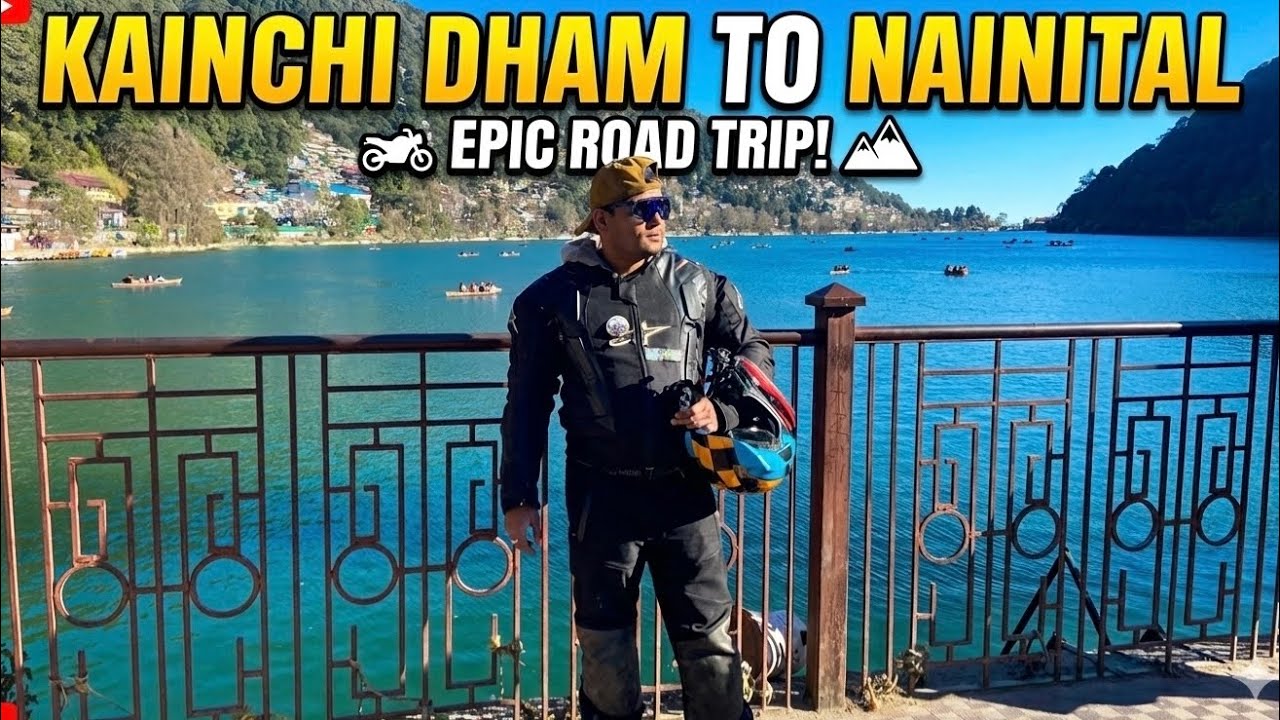 📍Kainchi Dham to Nainital🔥Bike Ride Vlog | Himalayan 450 | Uttarakhand
