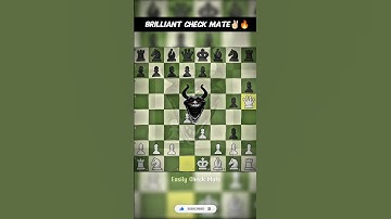 Brilliant check mate 🔥🔥 #shorts #ytshorts #chess #fyp