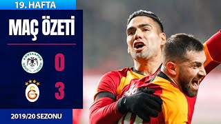 ÖZET: Konyaspor 0-3 Galatasaray | 19. Hafta - 2019/20