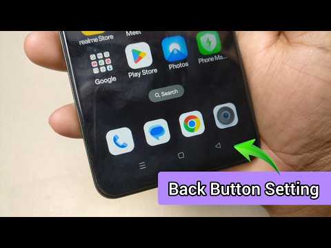 Realme c63 5g back button settings - Android phone me back button kaise lagaye