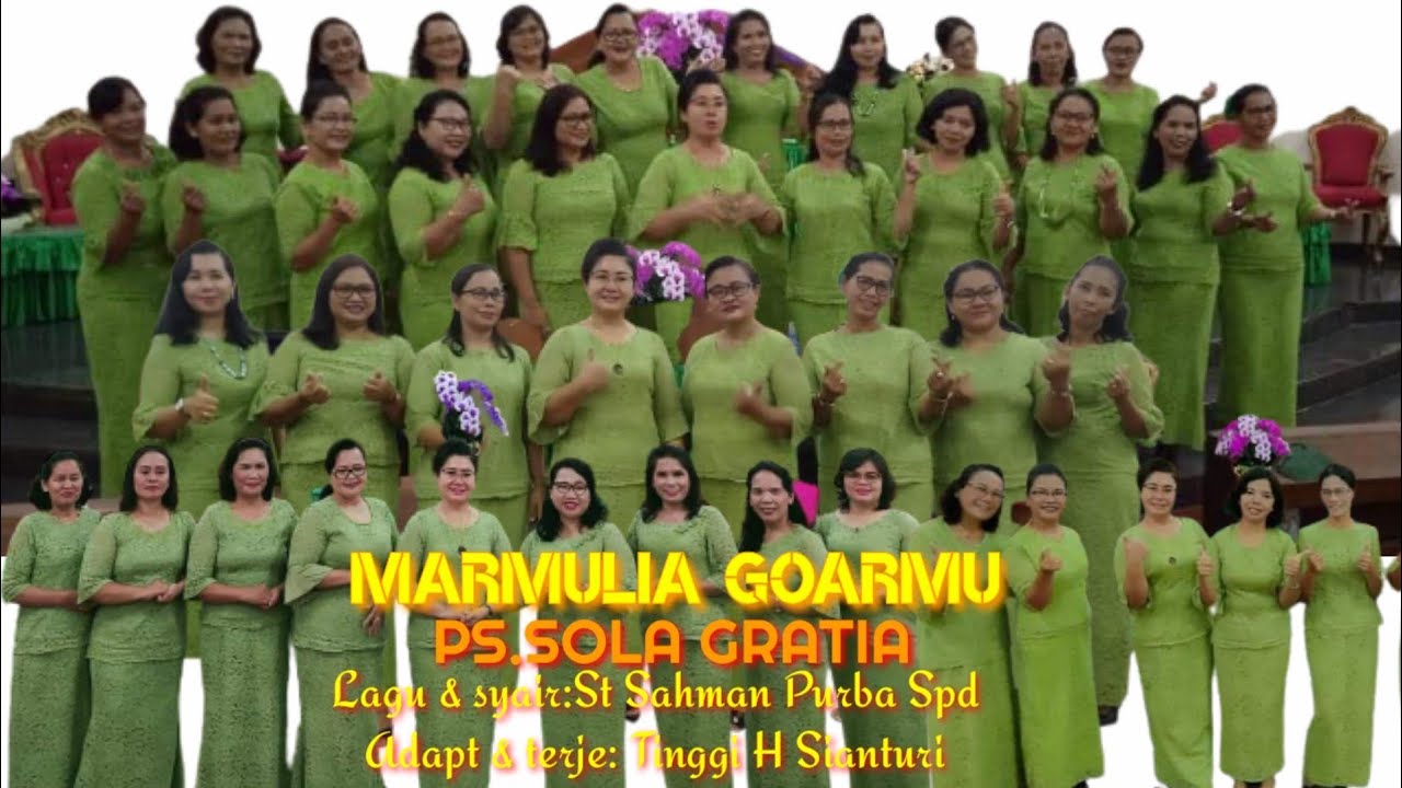 MARMULIA GOARMU Lagu & Syair St.Sahman Purba,Spd.Adpt & terje,Tinggi H Sianturi
