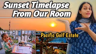 Sunset Timelapse From Our Room | Pacific Golf Estate Sahastradhara Dehradun 